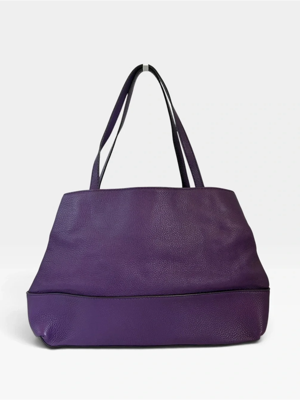 kate spade Purple Pebbled Leather Drawstring Shoulder Tote